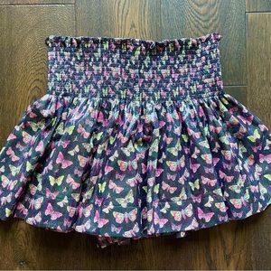 QUEEN OF SPARKLES shimmer butterfly shorts - NEVER WORN